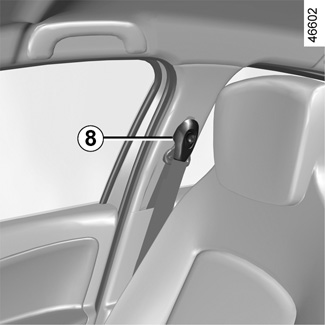 WANGXI Autositzgurt Schulterpolster Sicherheitsgurte  Sicherheitsgurtetui-Abdeckung,Für Renault Zoe : : Auto & Motorrad