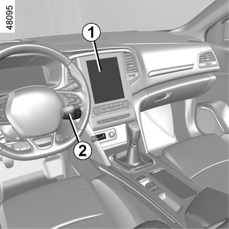 E-GUIDE.RENAULT.COM / Megane-4-ph2 / Nutzen Sie alle Komfortfunktionen  Ihres Fahrzeugs / MULTIMEDIAAUSRÜSTUNG